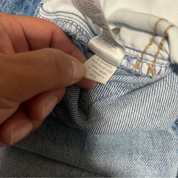 Old Navy Men’ 30x30 Straight Good Bucket Rigid Light Wash Jeans 100% Cotton NWT - Picture 9 of 10